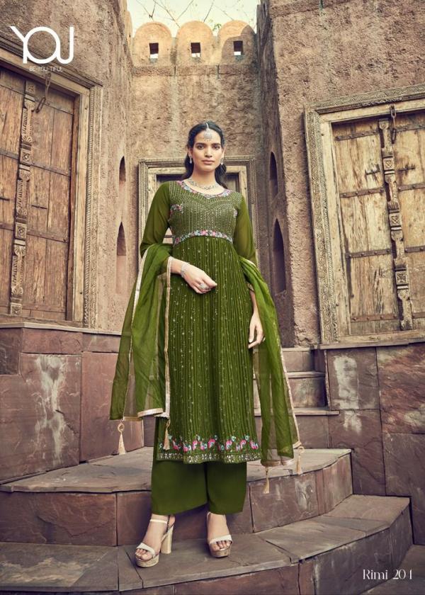 Wanna Rimi Styles Designer Kurti With Bottom Dupatta Collection